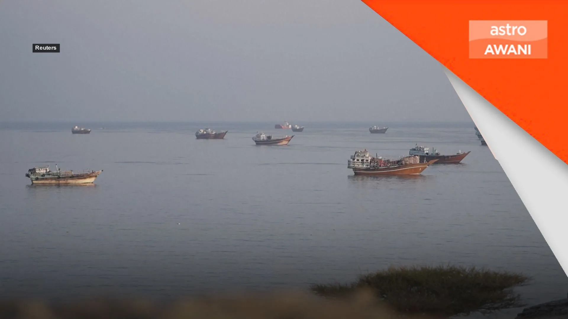 Trafik Selat Hormuz masih 70 peratus di bawah paras normal
