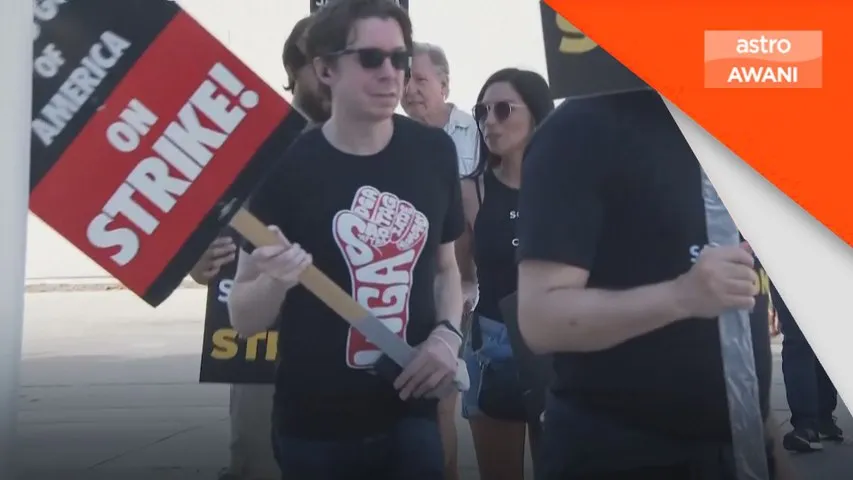 Pelakon dan penulis Hollywood sertai mogok pekerjaan