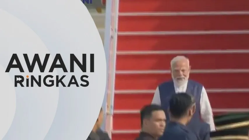 AWANI Ringkas: PM India tiba di Malaysia
