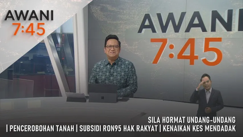 AWANI 7:45 [9/2/2026] – Sila Hormat Undang-Undang | Pencerobohan Tanah | Subsidi RON95 Hak Rakyat | Kenaikan Kes Mendadak