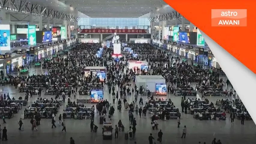 China catat 590 juta perjalanan sempena Tahun Baharu