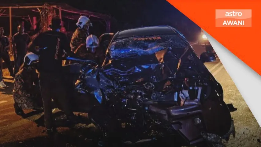 Pemandu wanita dan bayi 3 bulan maut dalam nahas di Jalan Sungai Rengit