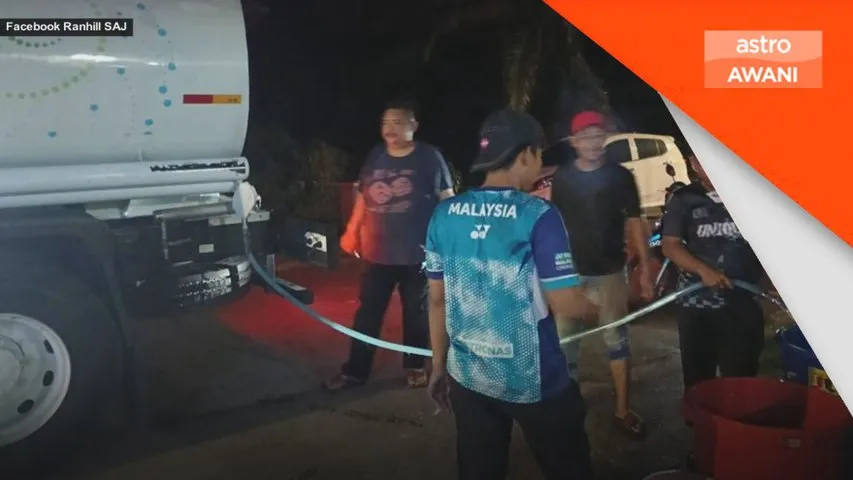 Pengagihan air secara berjadual diteruskan di Kluang dan Pontian