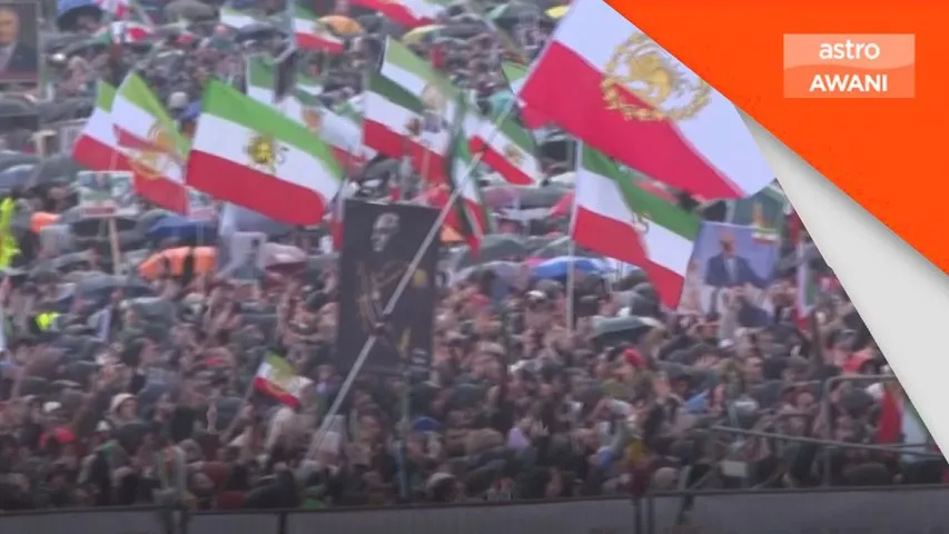 250,000 sertai demonstrasi besar di Munich tuntut perubahan rejim Iran