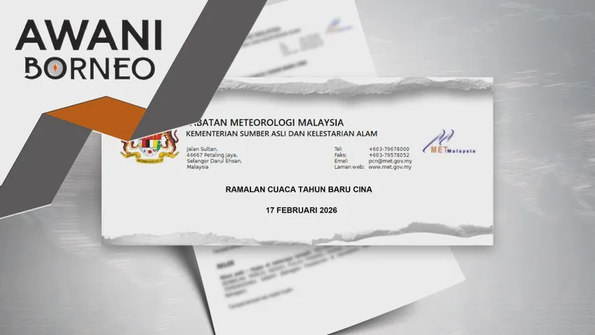 Ribut petir, hujan di kebanyakan negeri