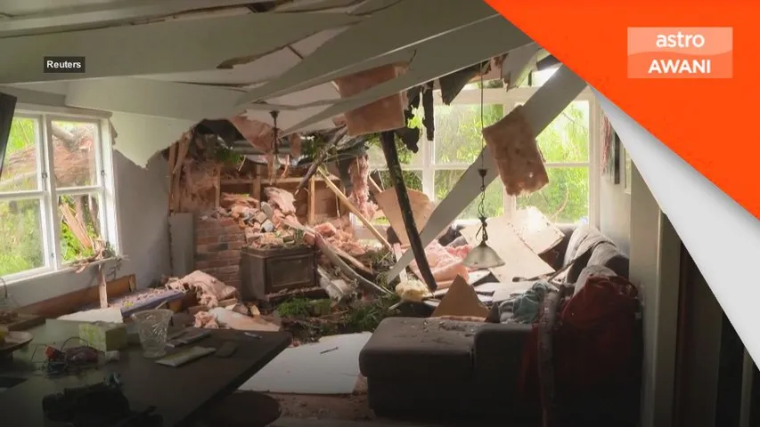 Ribut kuat landa New Zealand, ribuan terputus bekalan elektrik