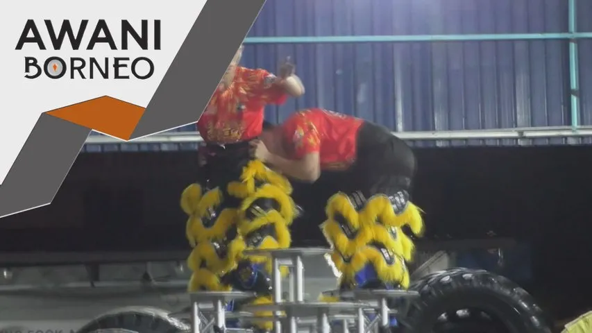 Anak muda Sandakan hidupkan warisan tarian singa