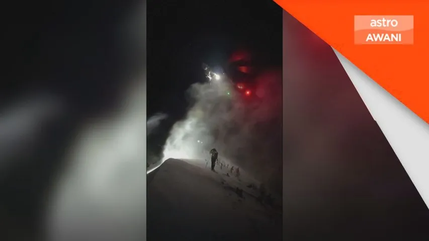 Empat pendaki terkandas di gunung bersalji Abruzzo diselamatkan