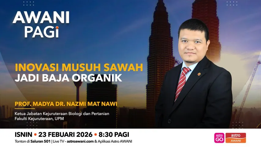 AWANI Pagi: Inovasi musuh sawah jadi baja organik