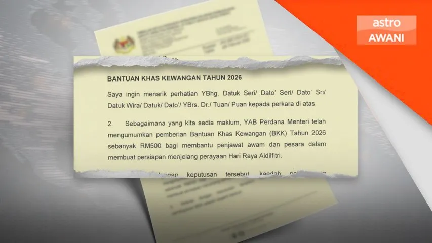 Bantuan Khas Kewangan RM500 dibayar 13 Mac ini