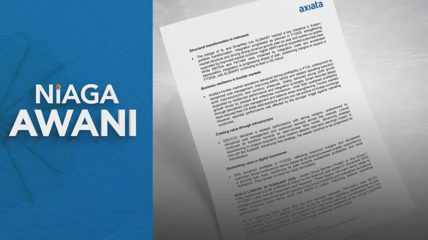 Untung bersih Axiata turun kepada RM364.6 juta