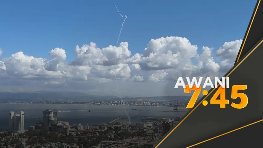 Serangan balas peluru berpandu, dron ke Israel