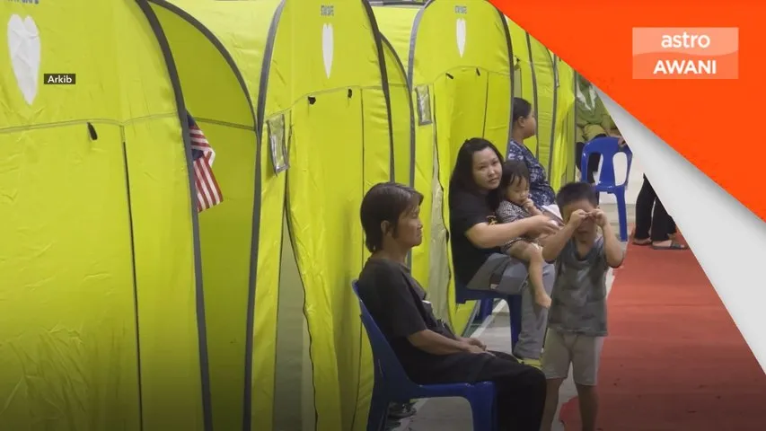 Mangsa banjir di Sabah menurun kepada 6,595 orang malam ini