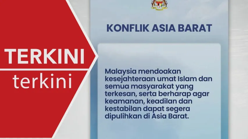 [TERKINI] Malaysia doakan kesejahteraan semua yang terkesan