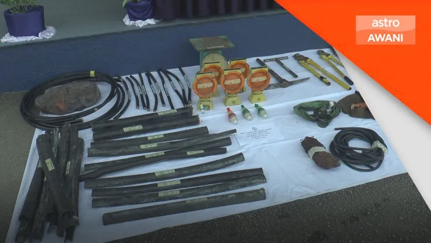 Sembilan individu ditahan terlibat kes curi kabel