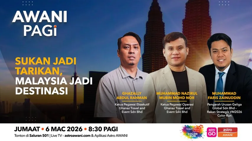 AWANI Pagi:  Sukan jadi tarikan, Malaysia jadi destinasi