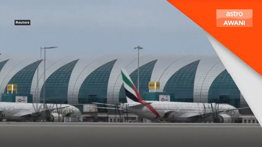 Empat cedera dua dron jatuh berhampiran Lapangan Terbang Antarabangsa Dubai (DXB)