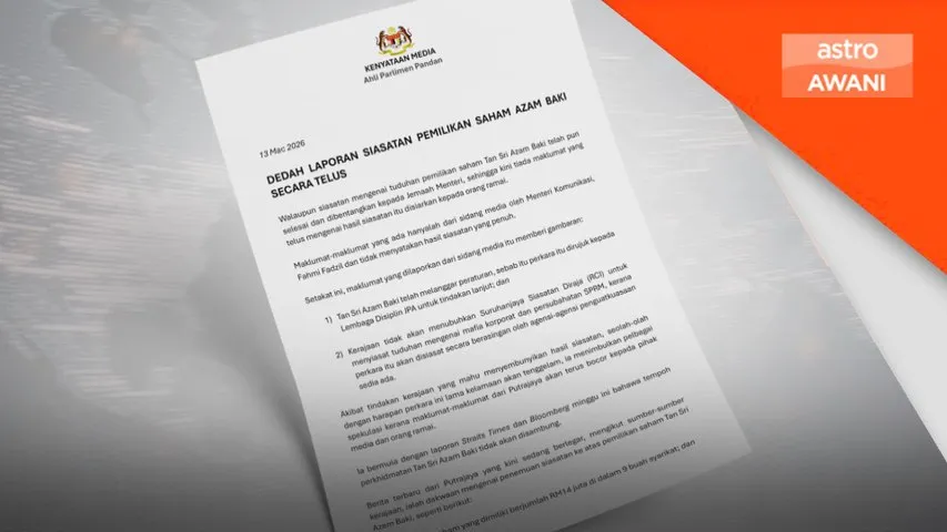 Rafizi gesa dapatan pasukan khas siasat dakwaan Azam Baki