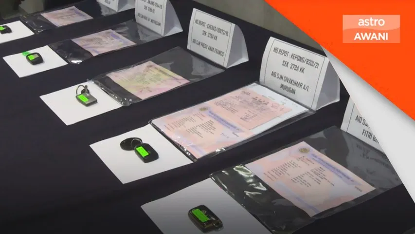 Sindiket kereta klon RM 1.1 juta tumpas, 12 ditahan