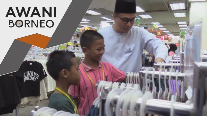 Baju raya baharu beri sinar kegembiraan anak yatim di Tawau