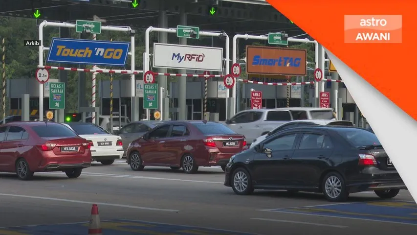 Trafik perlahan di LPT dan PLUS setakat 8 pagi