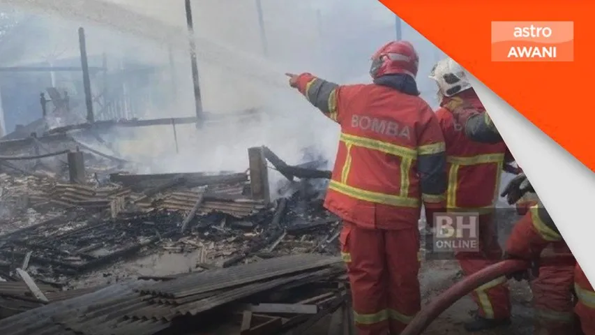 Tiga keluarga hilang tempat tinggal dalam kebakaran