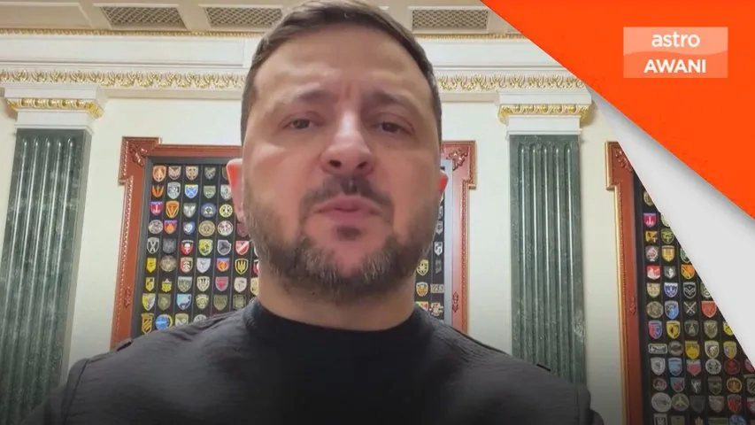 Zelenskiy dakwa Rusia salur maklumat kepada Iran