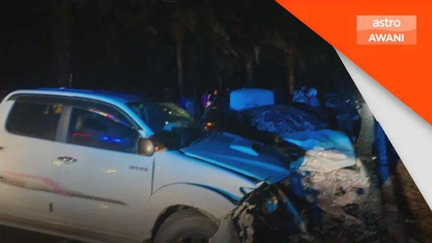 Pemandu maut tersepit dalam kemalangan di Kota Tinggi