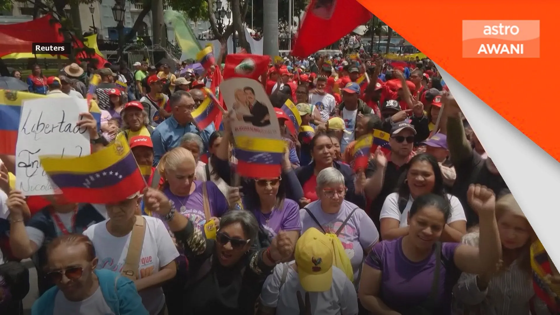 Solidariti penyokong Maduro di Caracas