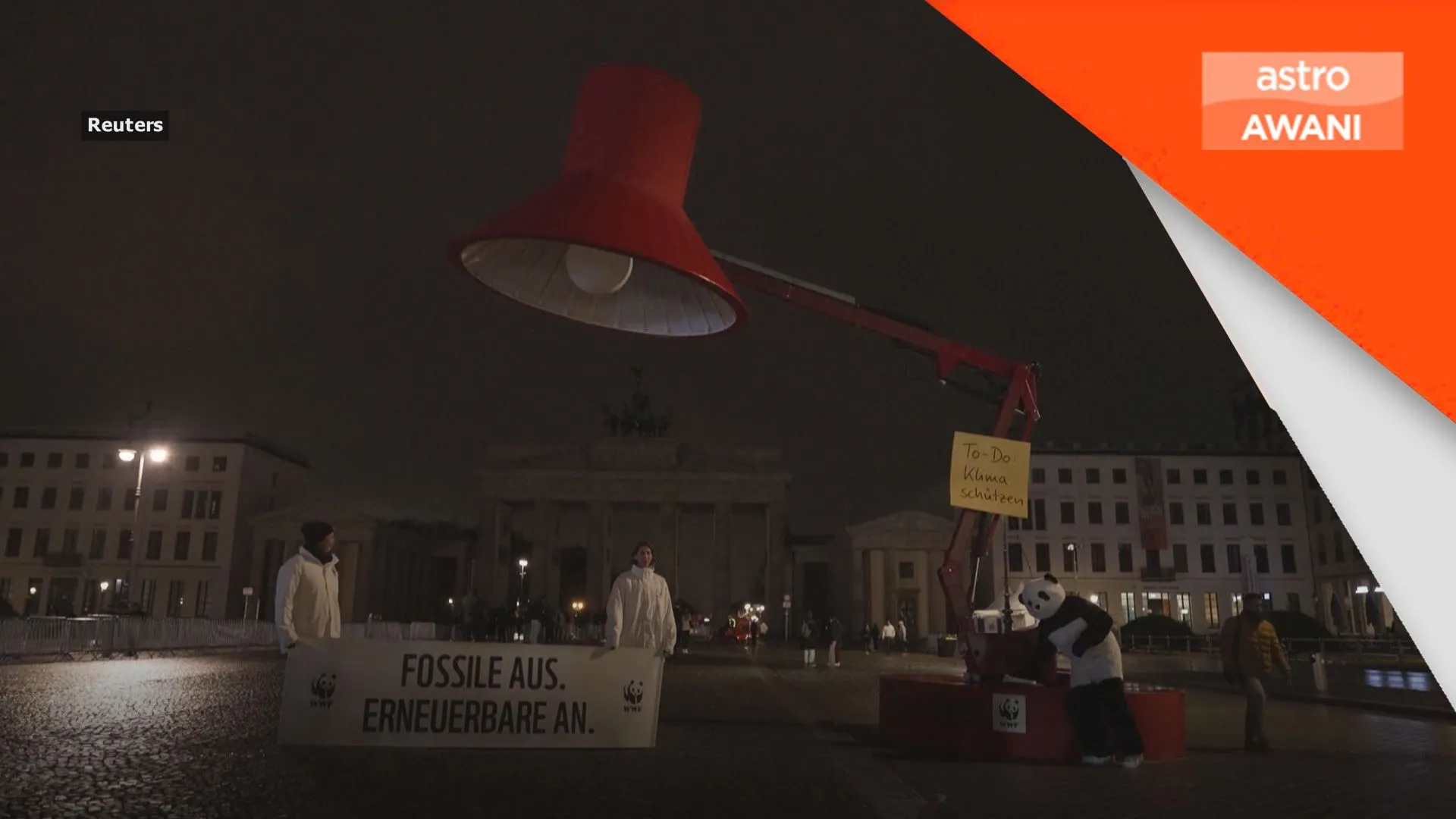 Mercu tanda Eropah bergelap sempena Earth Hour