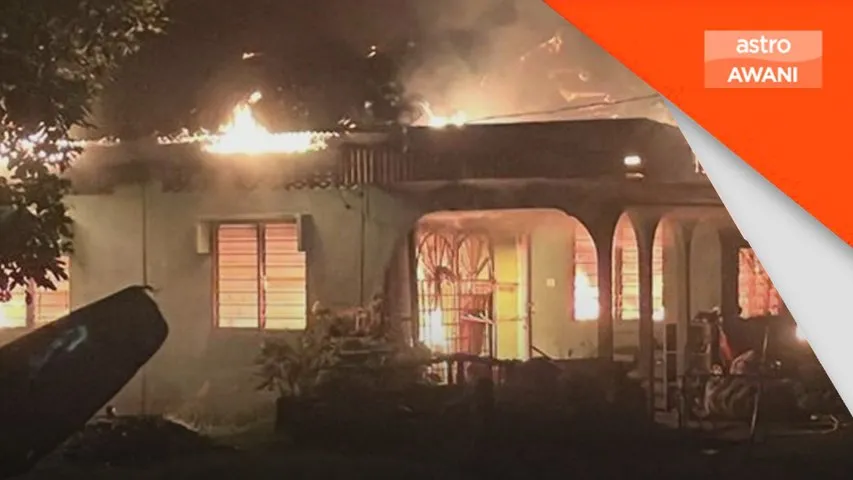 Sebuah rumah musnah dijilat api, tiada mangsa terlibat