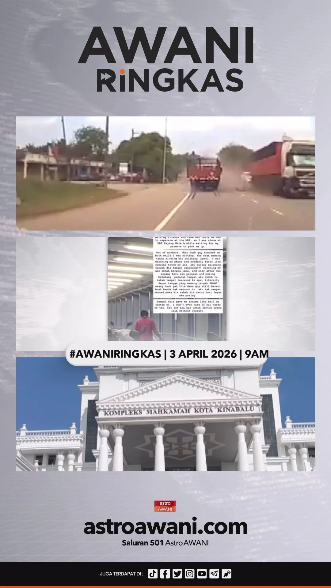 #AWANIRingkas 3 April 2026 | 9AM