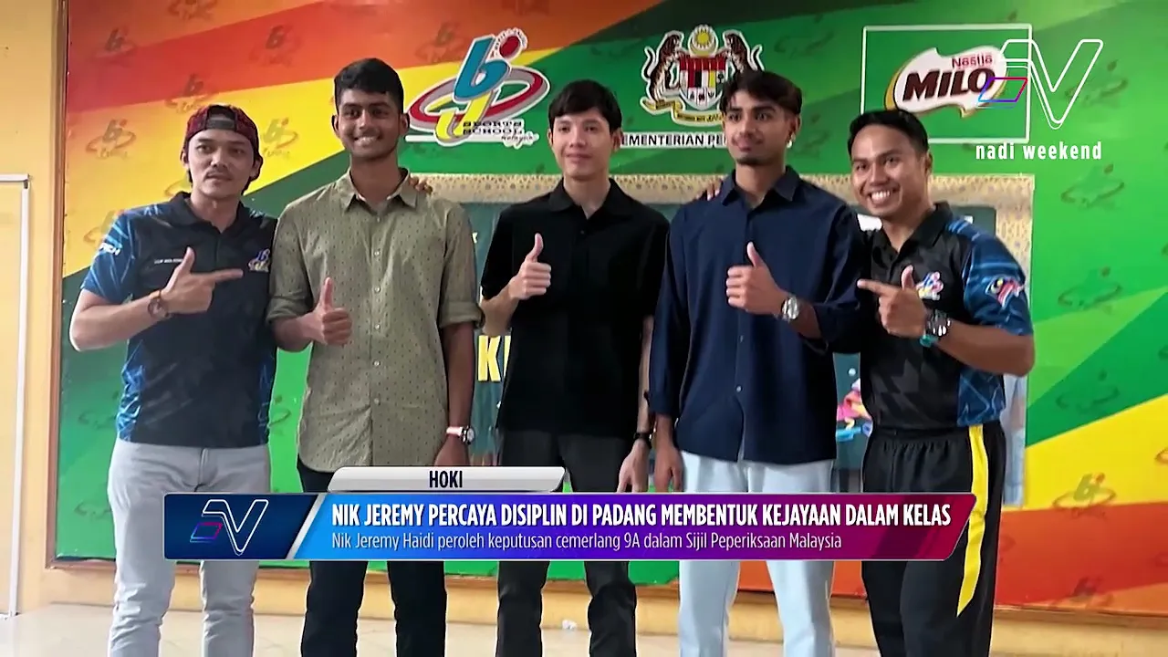 Nik Jeremy Haidi tanam hasrat untuk menyambung pelajaran & karier hoki di Jerman