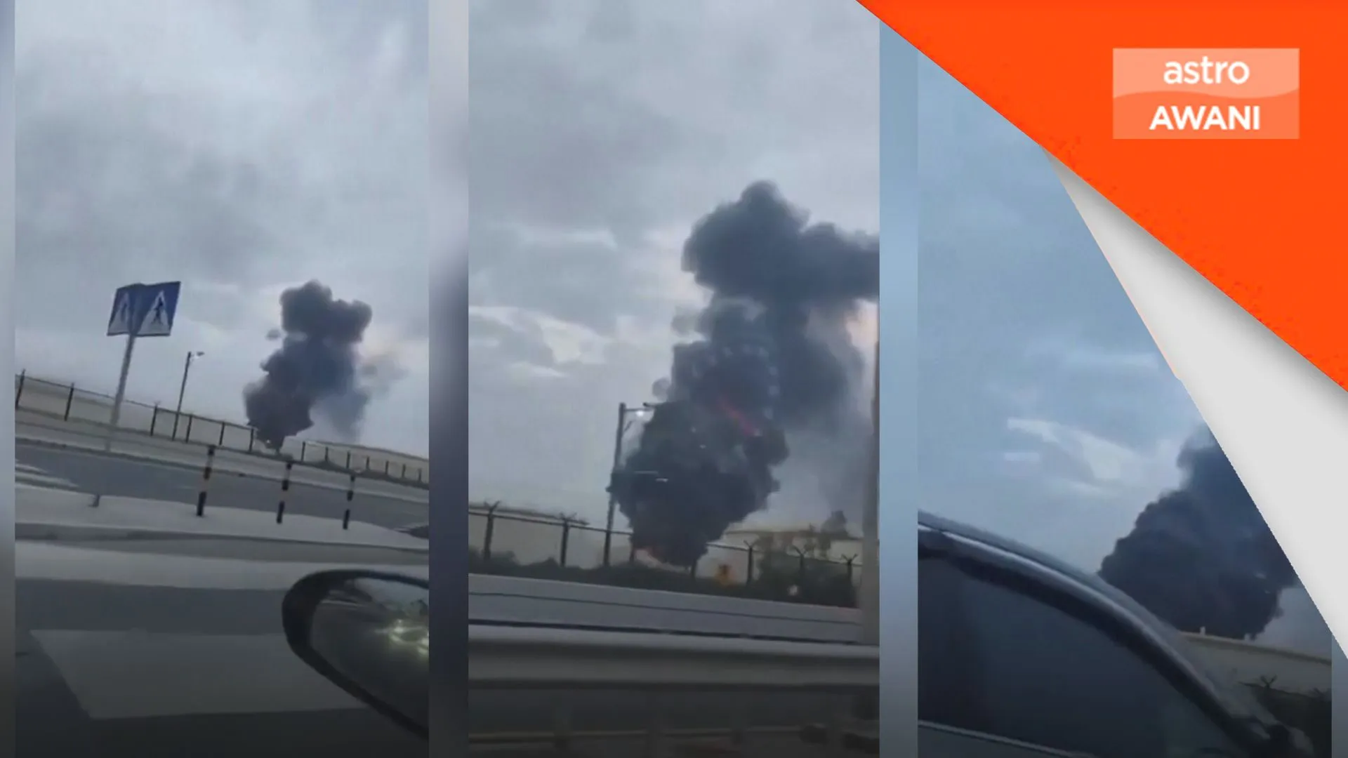 Kebakaran tercetus di fasiliti Bahrain susulan serangan Iran