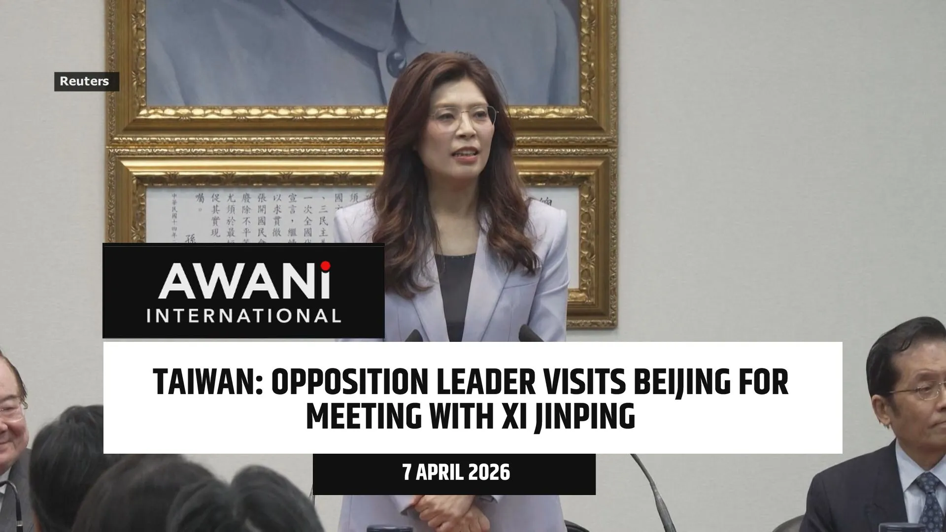 Taiwan opposition leader visits Beijing for meet with Xi Jinping