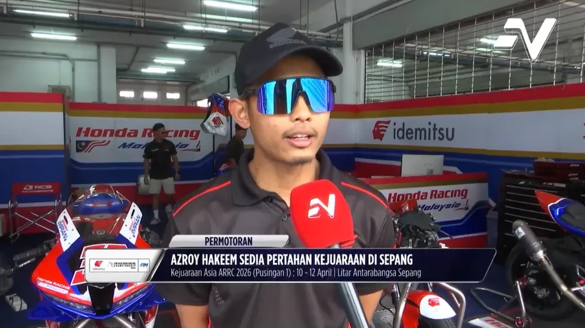 Azroy Hakeem sedia pertahan kejuaraan di Sepang