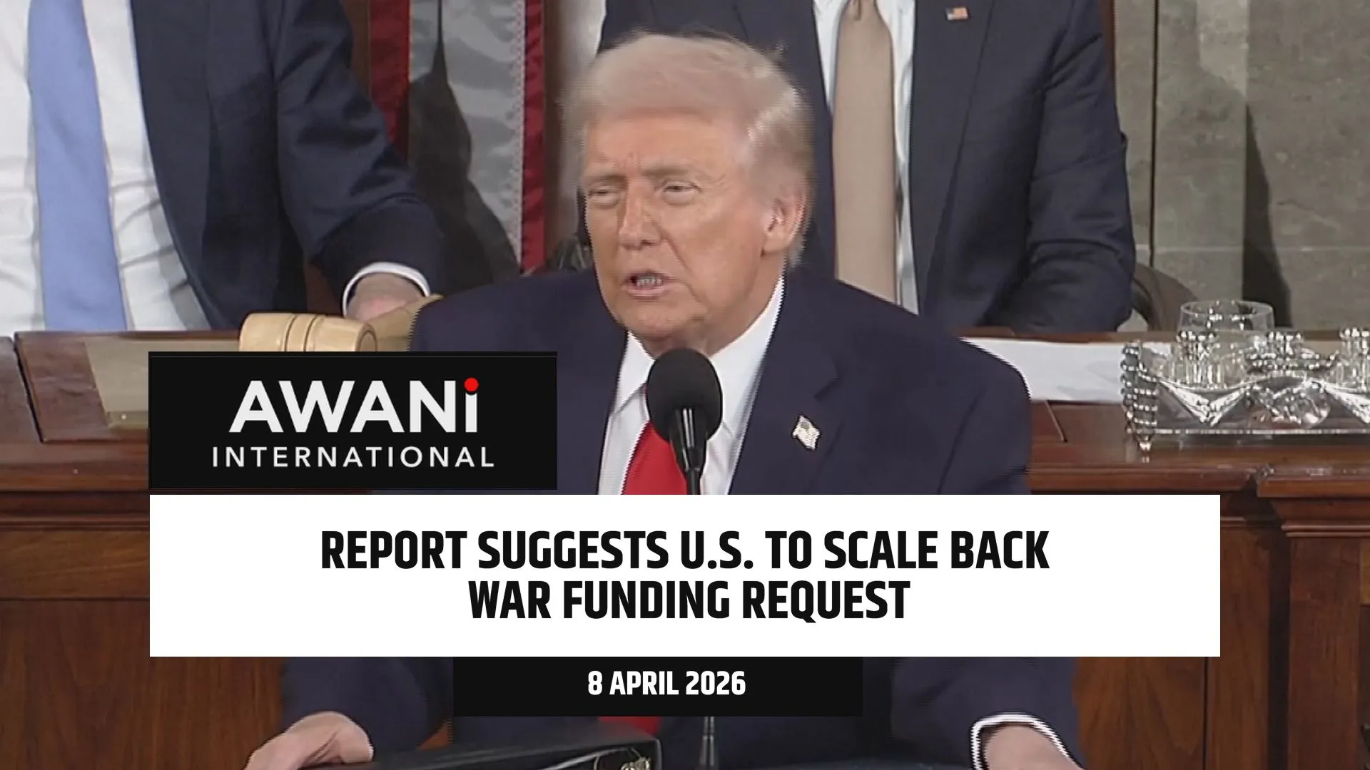 Report suggests U.S. to scale back war funding request