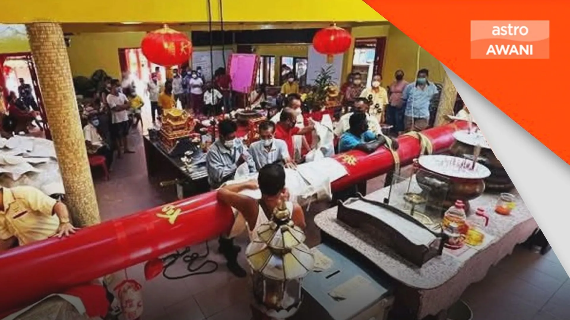 Seorang maut akibat dihempap alang kayu di tokong