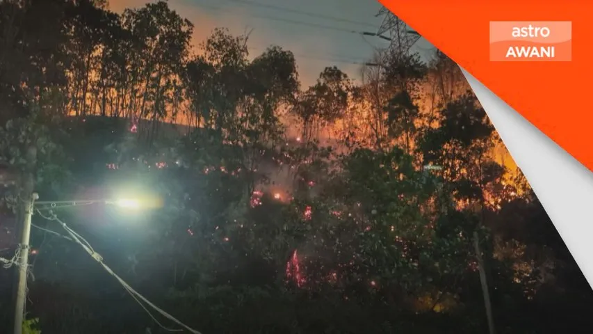 Kebakaran hutan berlaku di Taman Puncak Jalil