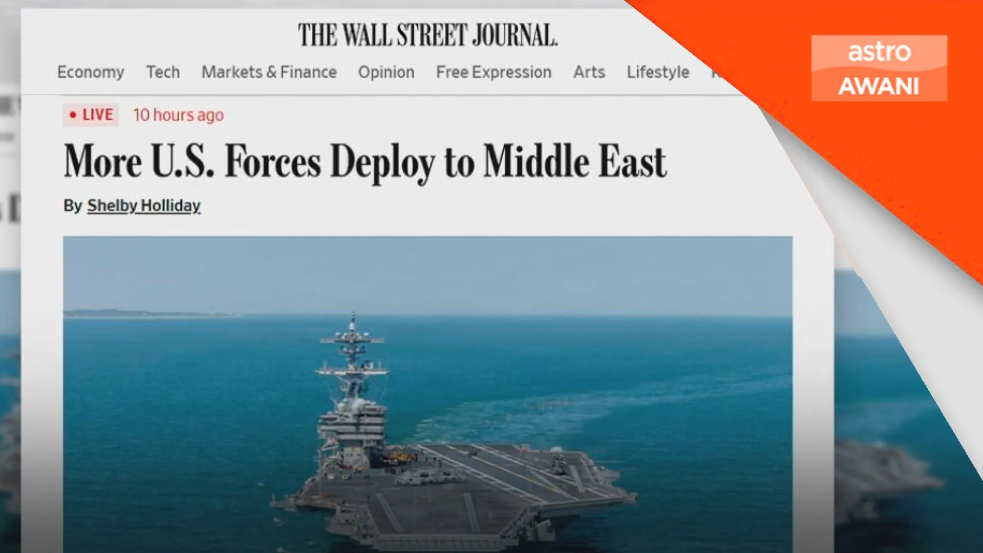 Lebih banyak pasukan AS menuju ke Asia Barat - Laporan