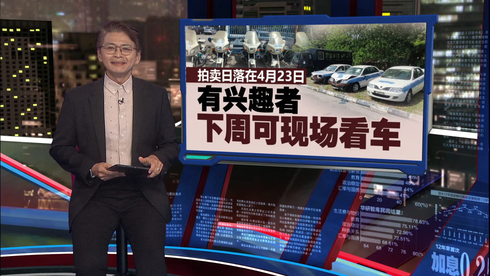 槟警方开放拍卖扣押车与警车   最低拍卖价仅RM100！