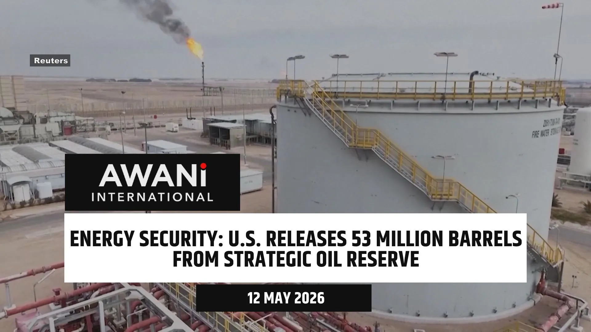 U.S. releases 53 million barrels from strategic oil reserve to help stabilise energy markets