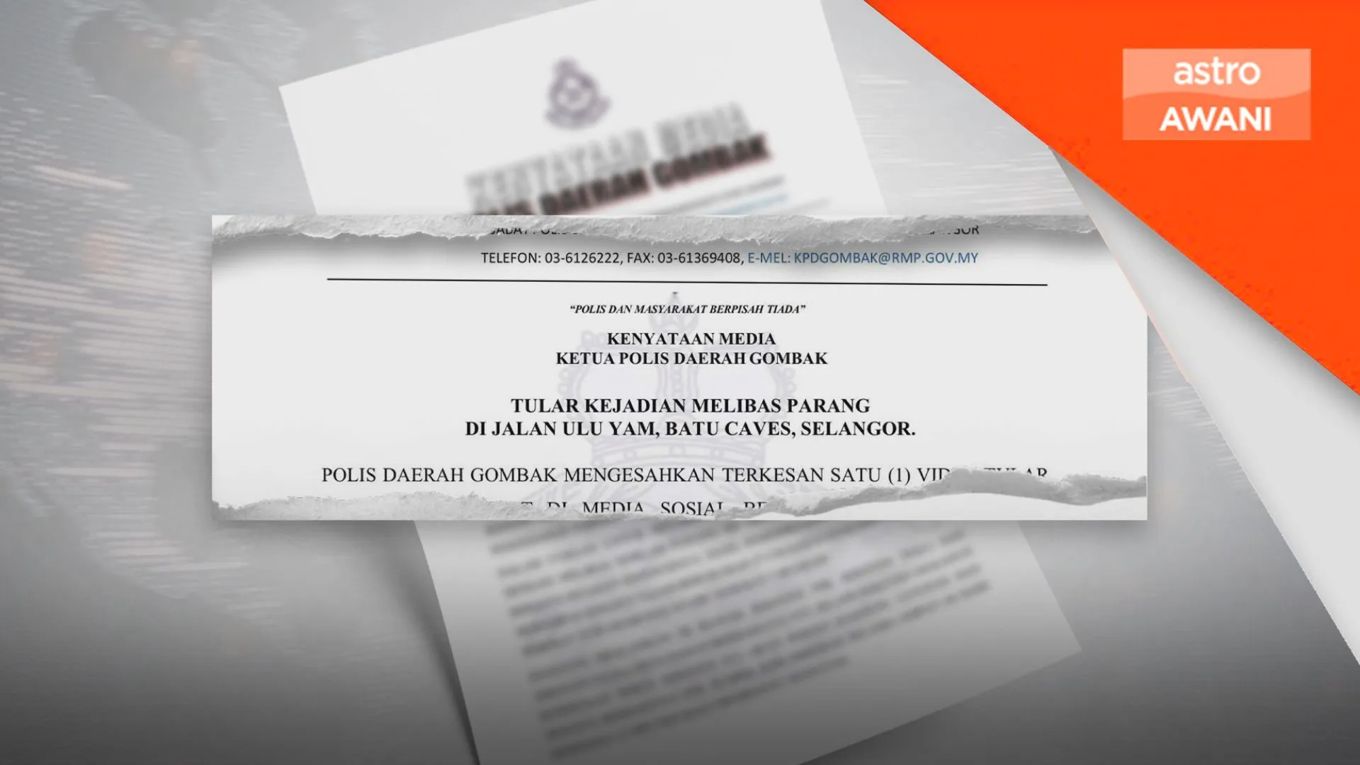 Lelaki ditahan libas polis dengan parang ketika serbuan dadah