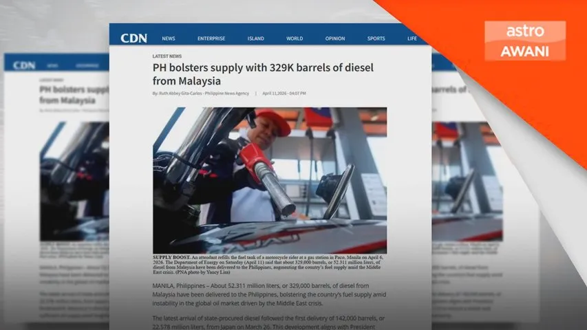 Kerajaan nafi hantar 329,000 tong diesel ke Filipina