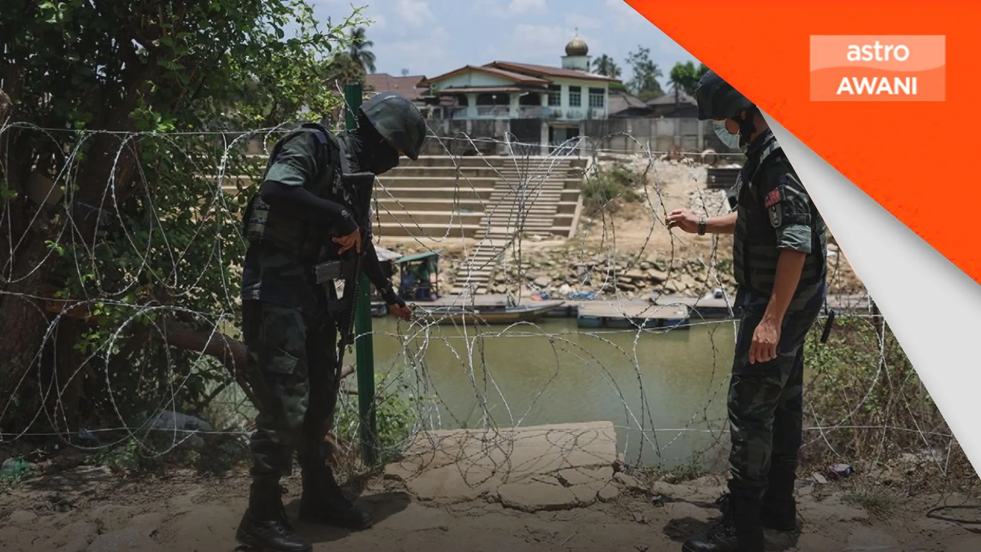 34 pelajar Thailand ditahan lintas Sungai Golok secara haram