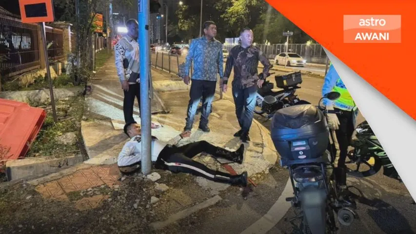 Polis kesan pemandu langgar anggota trafik hingga cedera