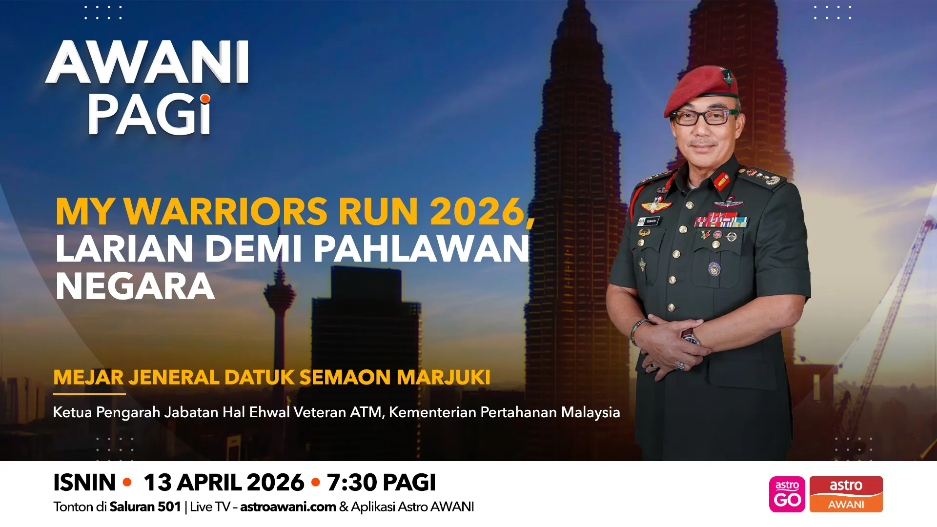 AWANI Pagi: Larian demi menghargai pahlawan negara