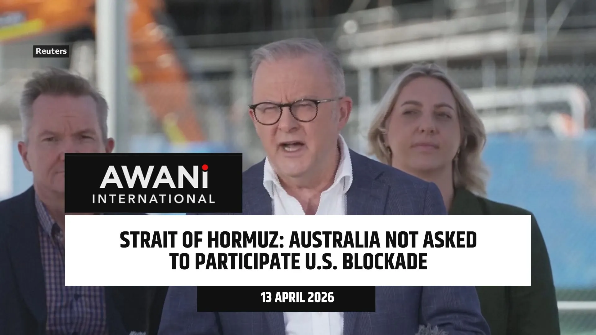 Australia not asked to join U.S. Hormuz blockade