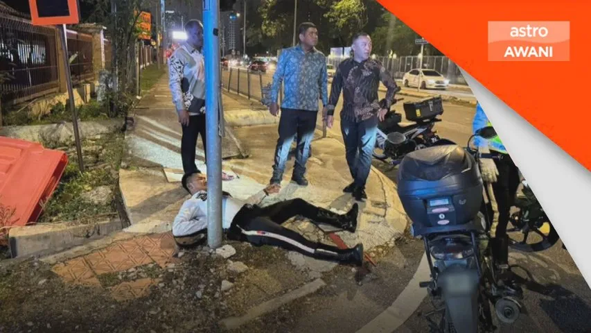 Pemandu langgar lari anggota polis trafik ditahan