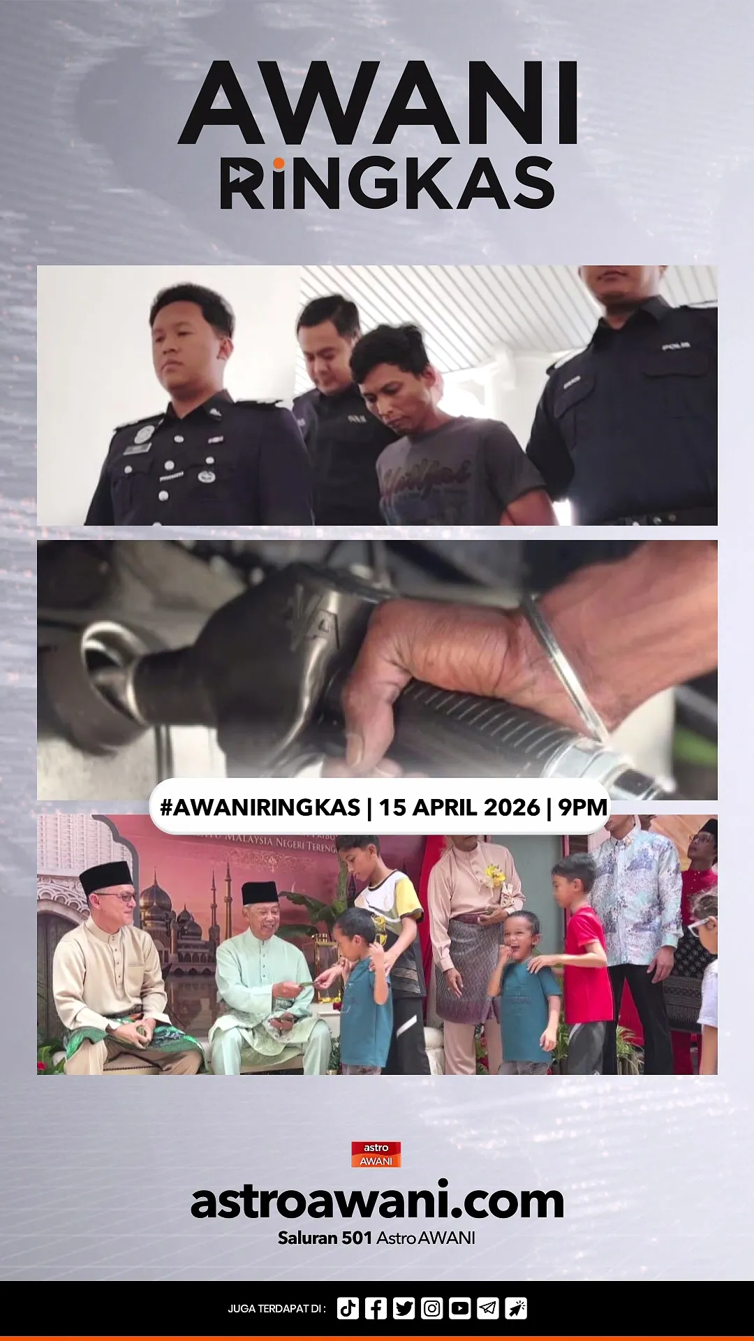 #AWANIRingkas 15 April 2026 | 9PM